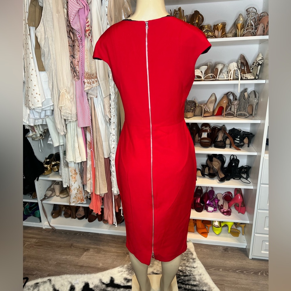 Zara Red Midi Dress